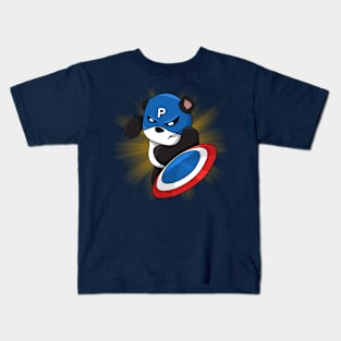 Captain Panda Kids T-Shirt